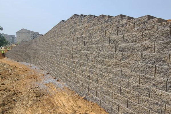 retaining walls 76